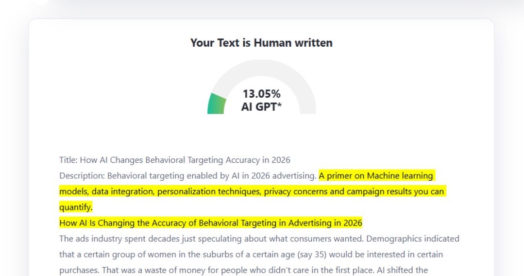 How AI Changes Behavioral Targeting Accuracy in 2026