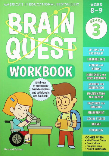 Brain Quest Workbook: Grade 3 (Revised Edition) 1 of 2