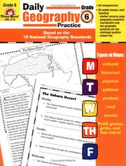 Evan-Moor Daily Geography Practice Grade 6 sample pages