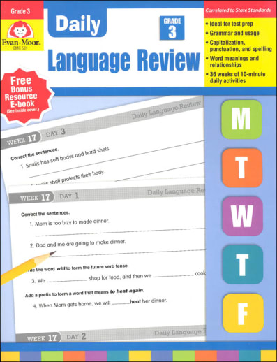 Evan-Moor Daily Language Review, Grade 3 1 of 2