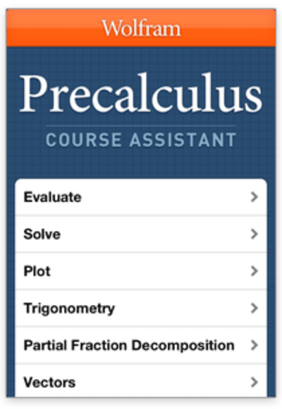 Precalculus Course Assistant 1 of 2