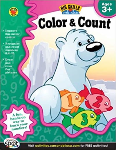 Color & Count Workbook, Grades Preschool - K