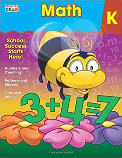 Math Workbook, Grade K