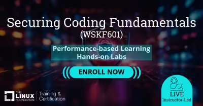 Securing Coding Fundamentals (WSKF601) 1 of 2
