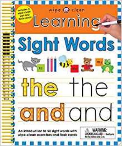 Wipe Clean: Learning Sight Words