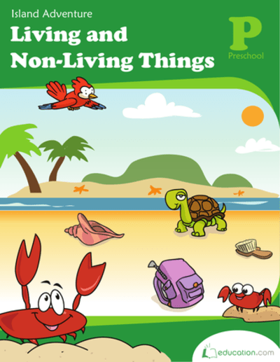 Living and Non-Living Things: Island Adventure Workbook