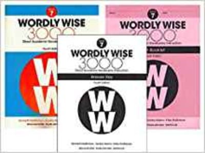 Wordly Wise 3000 4th Edition Grade 7 Set