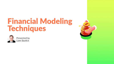 Financial Modeling Techniques 1 of 2