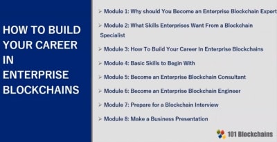 How to Build Your Career in Enterprise Blockchains 1 of 2