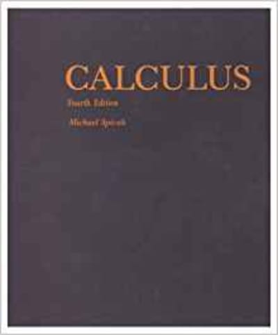 Calculus, 4th edition