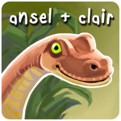 Ansel and Clair Jurassic Dinosaurs