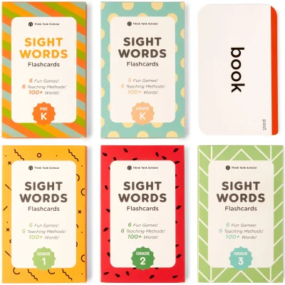 500+ Sight Words Flash Cards Bundle (Pre-K to 3rd) Fry & Dolch High Frequency Sight Word Set