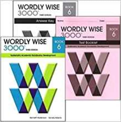Wordly Wise 3000 Grade 6 Set