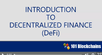 Introduction To DeFi - Decentralized Finance Course 1 of 3