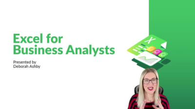 Excel for Business Analysts 1 of 2