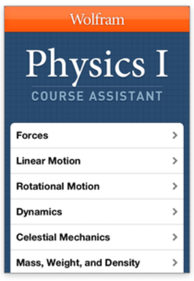 Physics I Course Assistant
