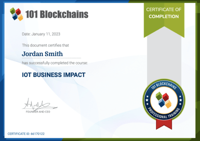Internet of Things Business Impact Course