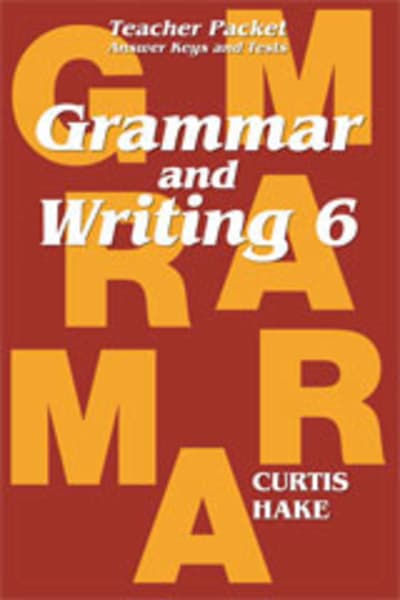 Saxon Grammar and Writing  Complete Homeschool Kit Grade 6 