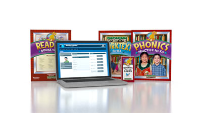 K5 Beginnings Online with Books 1 of 3