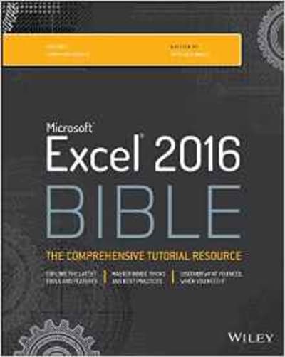 Excel 2016 Bible  1 of 2
