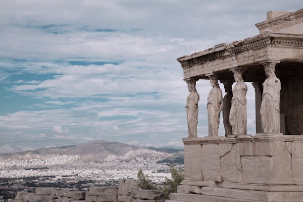 Ancient ruins representing the world history civilizations covered in Big Fat Notebook