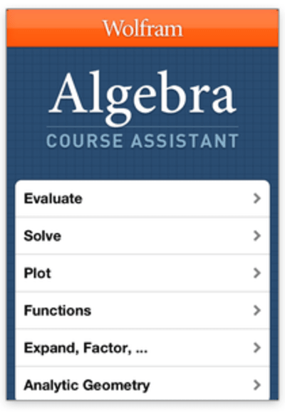 Algebra Course Assistant