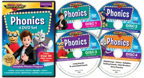 Phonics 4 DVD Set - Learnamic