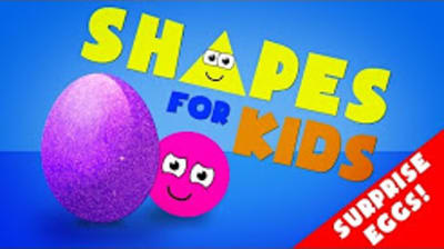 Learn Shapes for kids with SURPRISE EGGS!