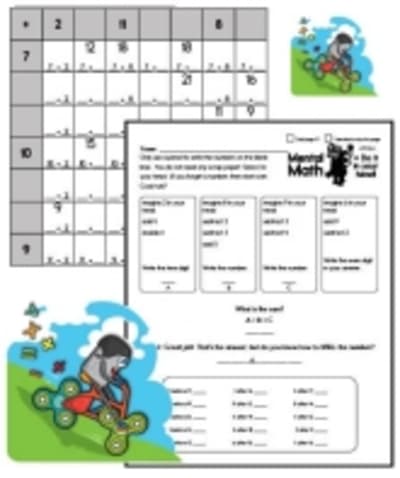 Fourth Grade PDF Math Worksheets 1 of 3