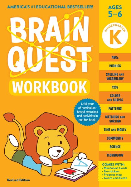 Brain Quest Workbook Kindergarten Revised Edition cover