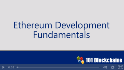 Ethereum Development Fundamentals 1 of 3