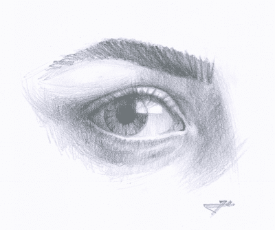 How to draw an eye - Easy Face Draw Tutorial