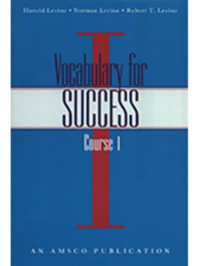 Vocabulary for Success