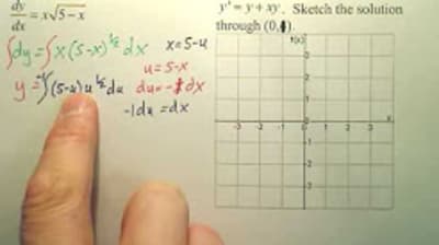   Calculus - Ch 6 Differential Equations