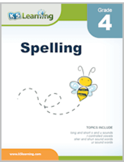 Fourth Grade Spelling Worksheets 1 of 4
