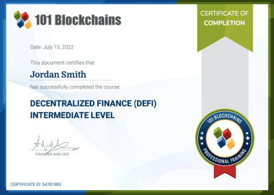Decentralized Finance (Defi) Course- Intermediate Level