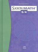Saxon Math 5/4 Student Edition textbook cover
