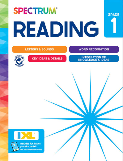 Spectrum Reading Workbook, Grade 1 1 of 2