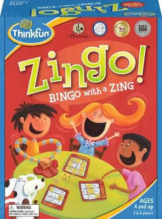 ThinkFun Zingo! Bingo with a Zing