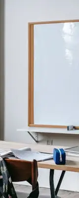 Teen student working on planning and organization