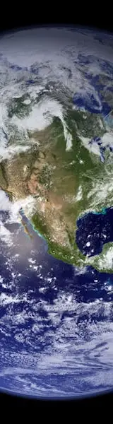 Planet Earth from space representing CK-12 Earth Science FlexBook