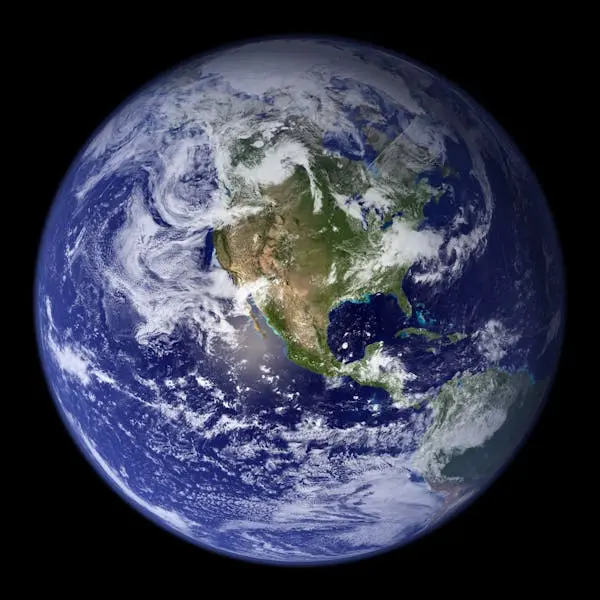 Planet Earth from space representing CK-12 Earth Science FlexBook